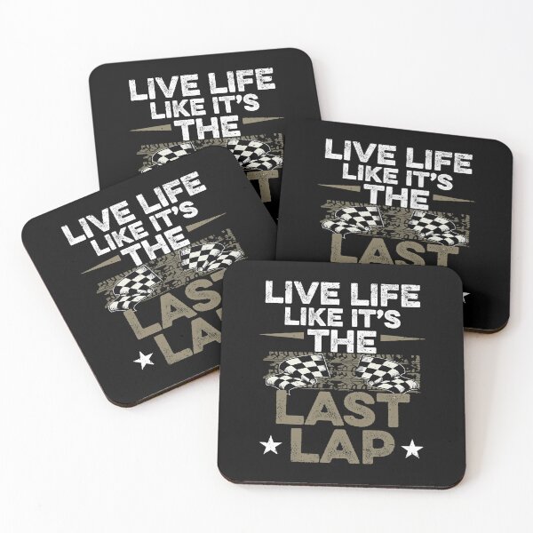 Item preview, Live Life Like It's The Last Lap Funny Inspirational Dirt Track Racing designed and sold by tamara-art.