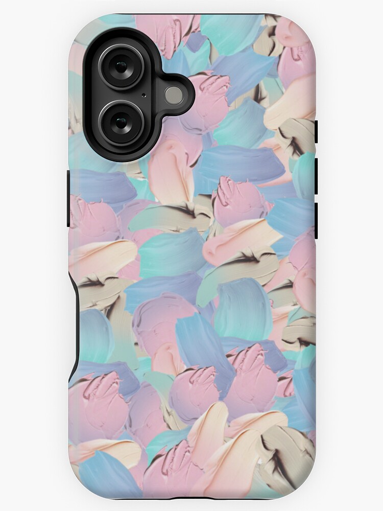Thumbnail 1 of 4, iPhone Case, Pastel colors paint designed and sold by JiggsFashion.