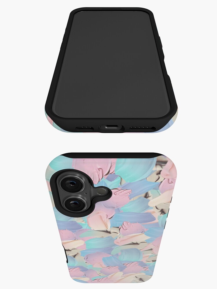 Thumbnail 3 of 4, iPhone Case, Pastel colors paint designed and sold by JiggsFashion.