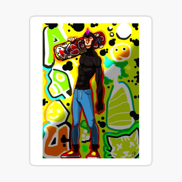 Item preview, legend monkey urban skateboard designed and sold by adolphecreat.