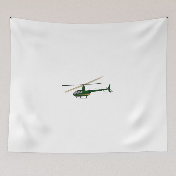 Item preview, Robinson R44 Helicopter (Green) Minimalist designed and sold by RampRatGear.