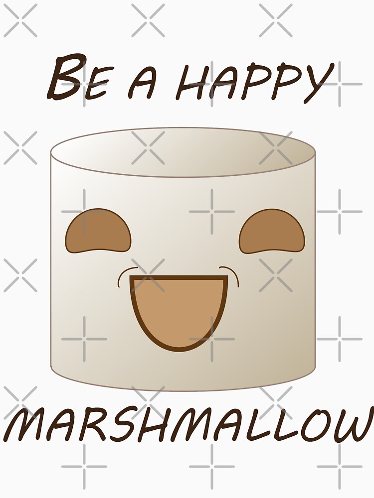 "Happy Marshmallow " Essential T-Shirt for Sale by JonasLull | Redbubble