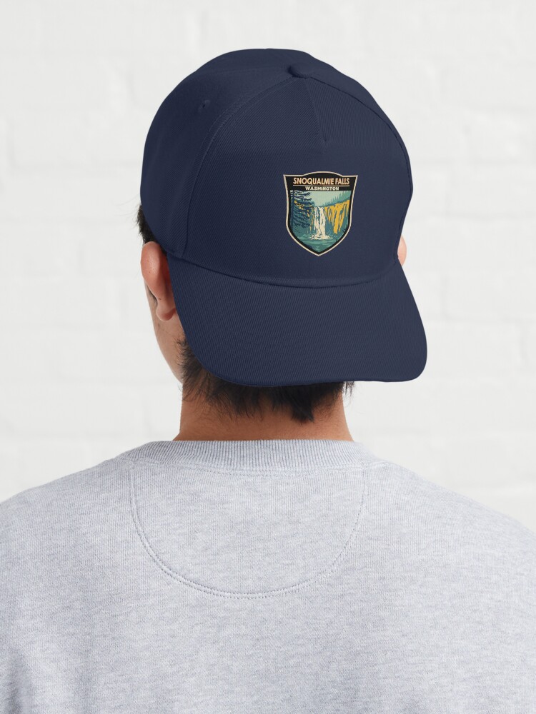 Long Beach Washington Blue Strapback Baseball Cap Hat