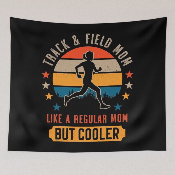 Item preview, Track and Field Mom Like A Regular Mom But Cooler - Loud Cheer Mom Runner designed and sold by tamara-art.