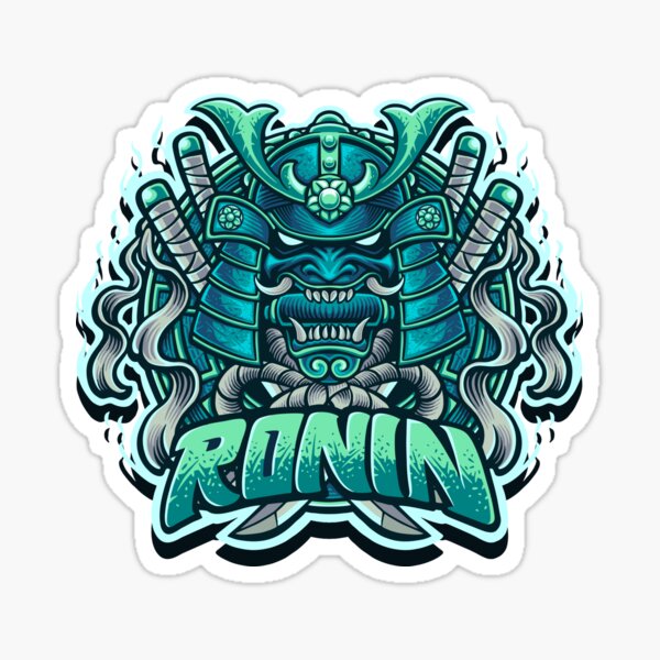 GREEN Japanese Runin Sticker