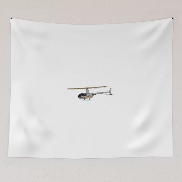 Item preview, Robinson R44 Helicopter Minimal (Grey) designed and sold by RampRatGear.