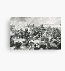 The Battle of Waterloo 18 June 1815 Canvas Print