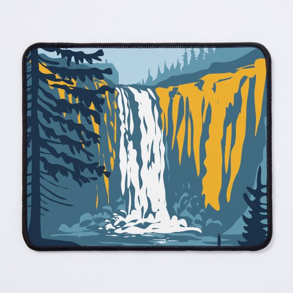 Item preview, Snoqualmie Falls Washington Waterfall Vintage designed and sold by KrisSidDesigns.
