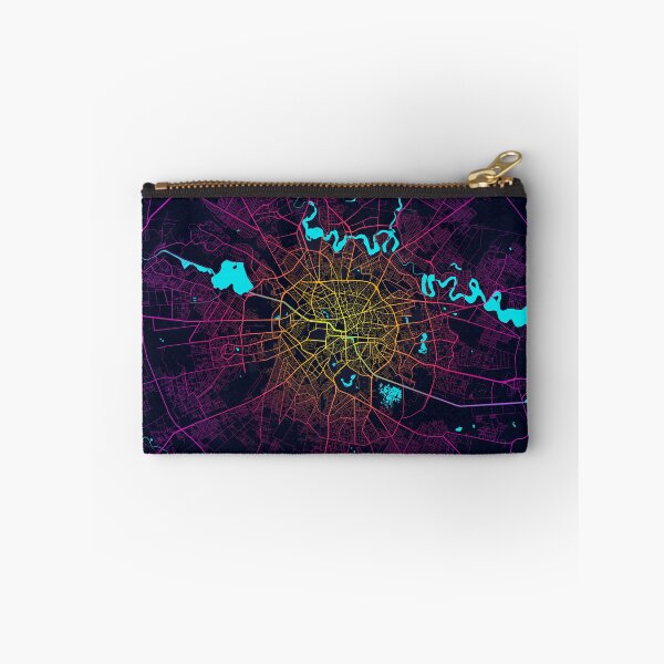 Item preview, Bucharest City Map Romania - Neon designed and sold by deMAP.