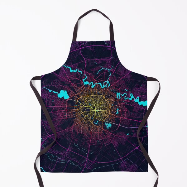 Item preview, Bucharest City Map Romania - Neon designed and sold by deMAP.