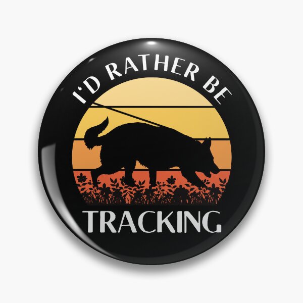 Item preview, Dog Tracking Training German Shepherd GSD Trailing Hunting with Vintage Sunset designed and sold by arlutai.