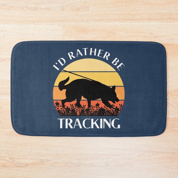 Item preview, Dog Tracking Training German Shepherd GSD Trailing Hunting with Vintage Sunset designed and sold by arlutai.