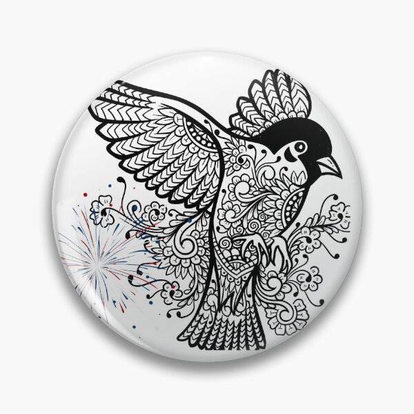 Item preview, mandala bird desing  designed and sold by abhiGFX.