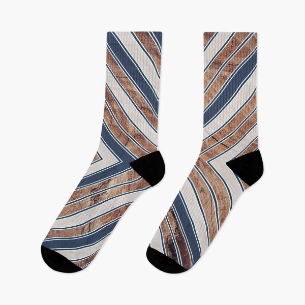 Item preview, Rustic Wood Texture Geometric Tribal Pattern Blue/White designed and sold by CynthiaGraphics.