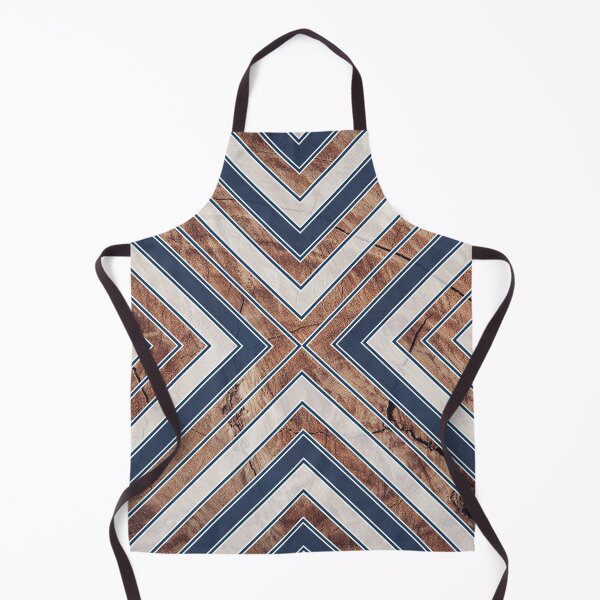 Item preview, Rustic Wood Texture Geometric Tribal Pattern Blue/White designed and sold by CynthiaGraphics.