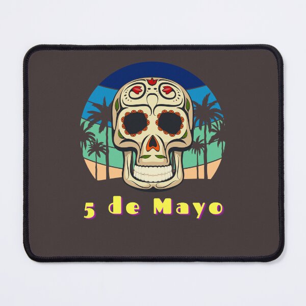 Item preview, 5 De Mayo Party Skull designed and sold by Rockopolys.