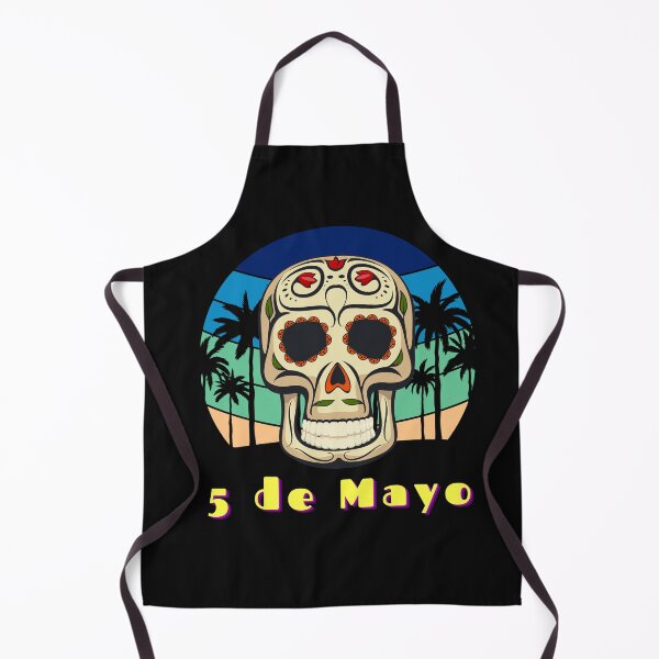 Item preview, 5 De Mayo Party Skull designed and sold by Rockopolys.