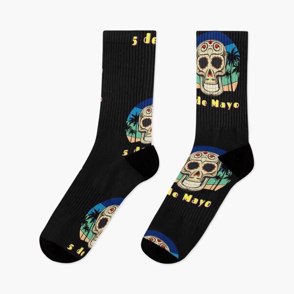 Item preview, 5 De Mayo Party Skull designed and sold by Rockopolys.