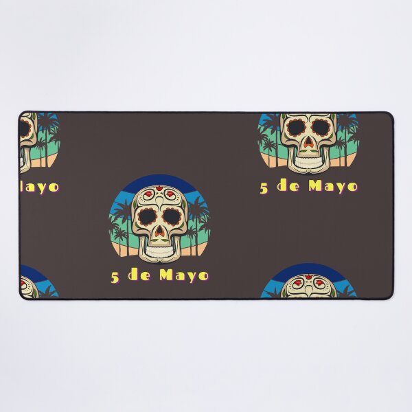 Item preview, 5 De Mayo Party Skull designed and sold by Rockopolys.