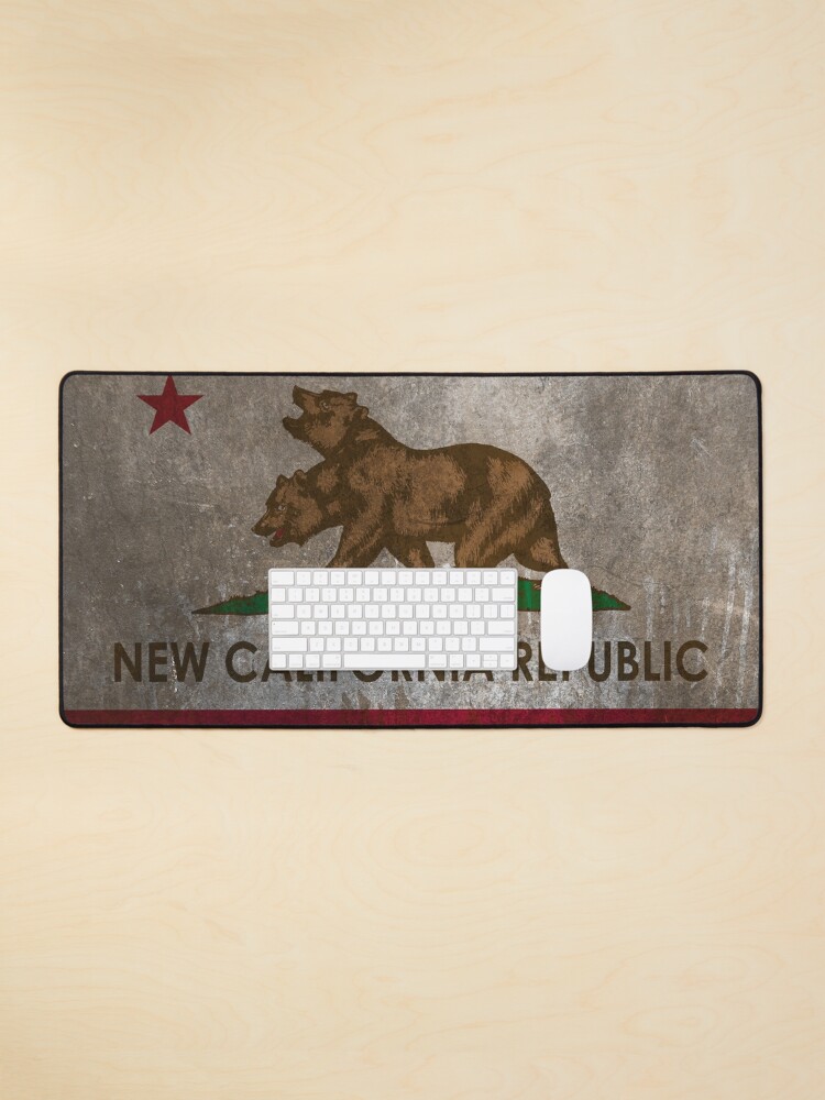 Fallout New Vegas Ncr Flag Art Mouse Pad By Fallout76ers Redbubble