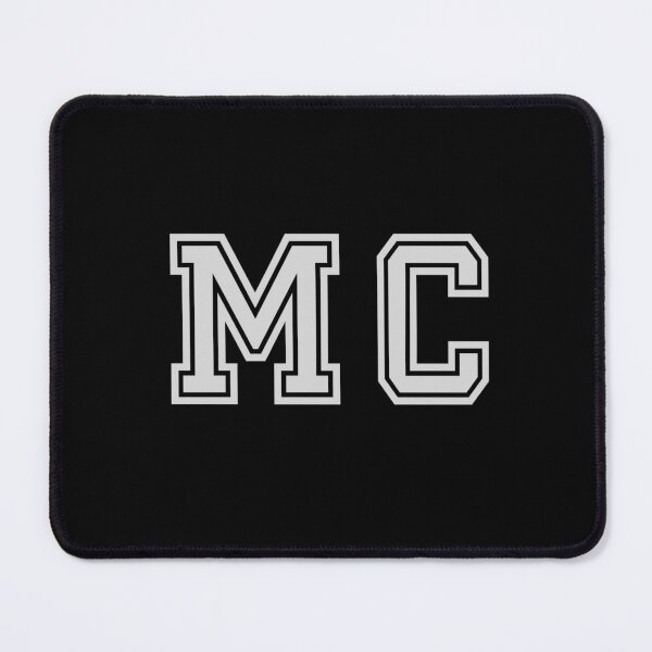 Item preview, M.C. Varsity Initials | Varsity Letters | Black And White | Personalised Gifts designed and sold by Avo And Sriracha.