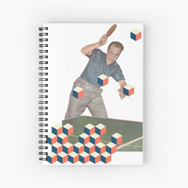 The Tabletennis Player Spiral Notebook