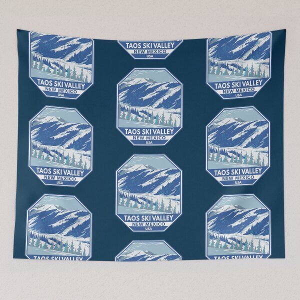 Item preview, Taos Ski Valley New Mexico Winter Resort designed and sold by KrisSidDesigns.
