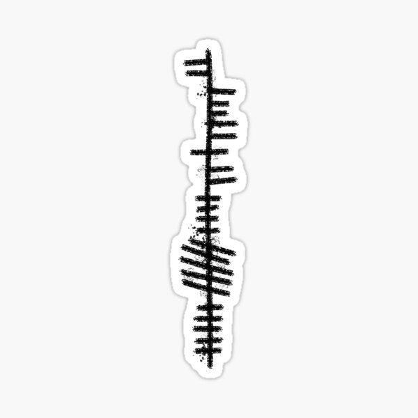 Aperçu de l'œuvre Irlande en ogham (anglais) | Irlande irlandaise Éireann Bearla Gaeilge runes anciennes celtiques créée et vendue par politeillusts.