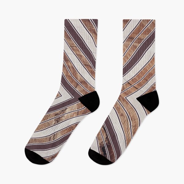 Item preview, Rustic Wood Texture Geometric Tribal Pattern Brown/White designed and sold by CynthiaGraphics.