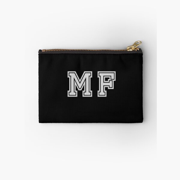 Item preview, M.F. Varsity Initials | Varsity Letters | Black And White | Personalised Gifts designed and sold by Avo And Sriracha.
