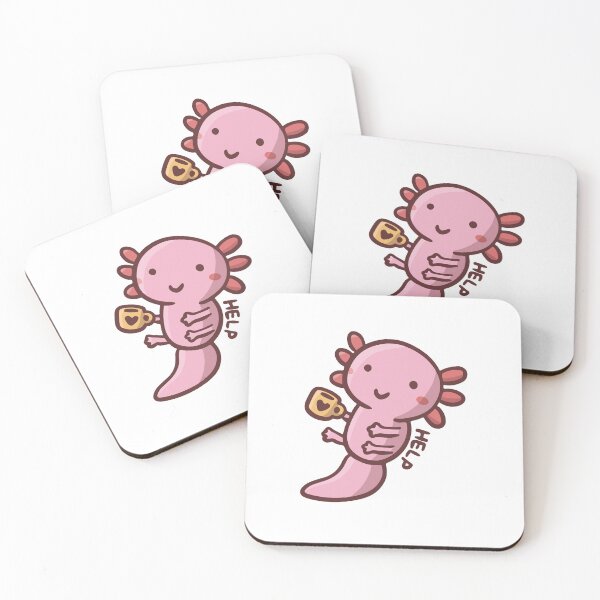 Item preview, Axolotl Help designed and sold by Help Illustrations.