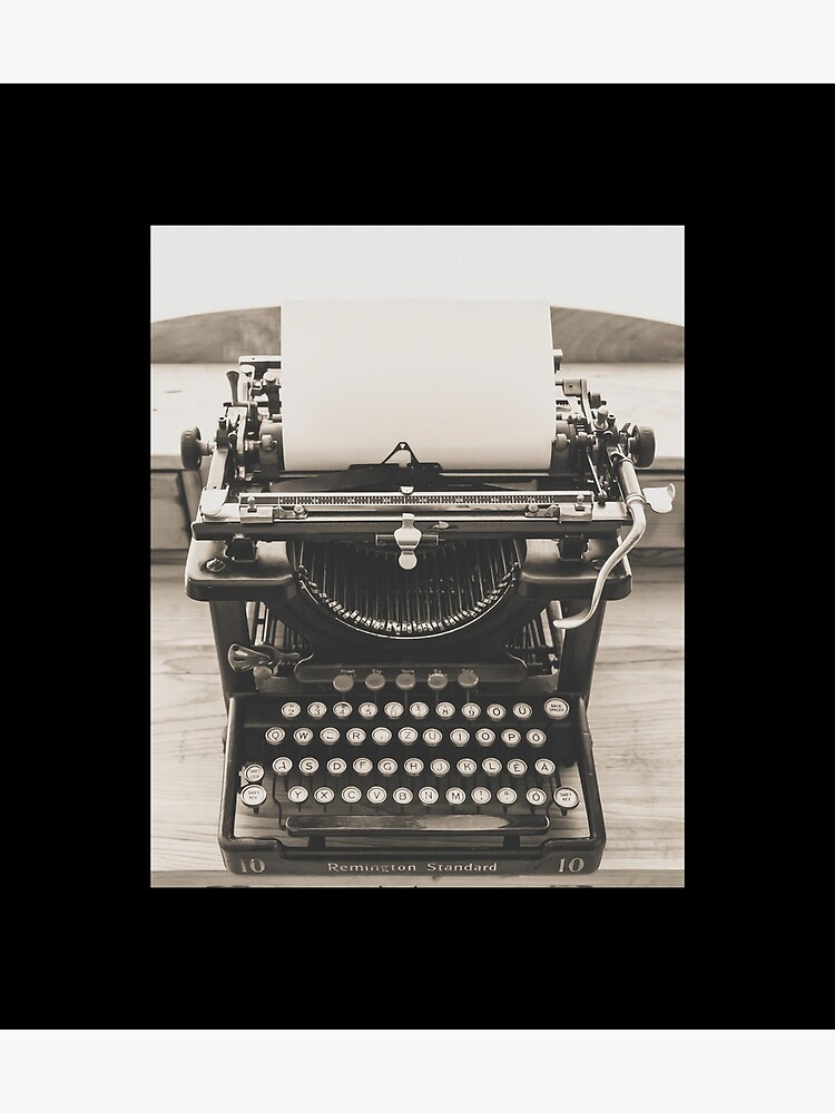"Vintage Remington Standard Typewriter " Poster for Sale by BluenoseArt