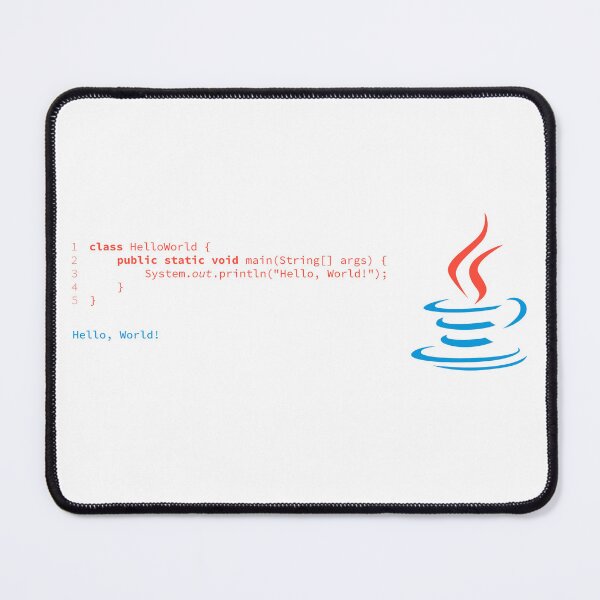 Java Programming Hello World Mouse Pad