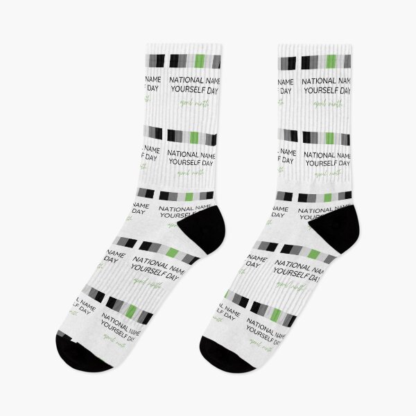 Item preview, Agender Pride National Name Yourself Day April Ninth designed and sold by CJ Vanderbeek.