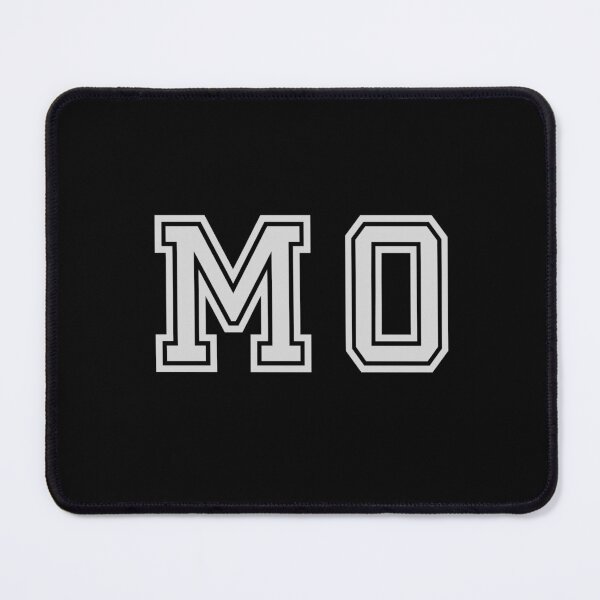 Item preview, M.O. Varsity Initials | Varsity Letters | Black And White | Personalised Gifts designed and sold by Avo And Sriracha.