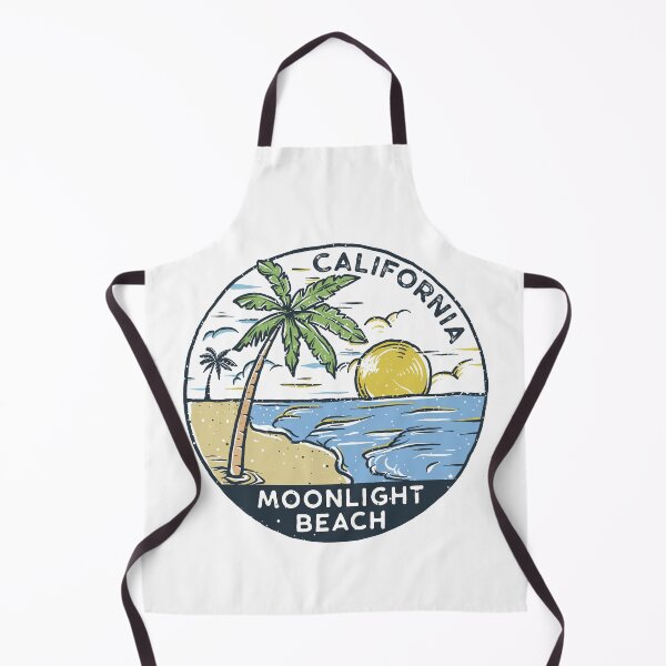 Item preview, Moonlight Beach California Vintage designed and sold by KrisSidDesigns.