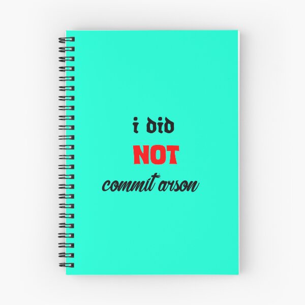 Item preview, I did not commit arson designed and sold by Havilaharts.