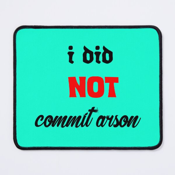 Item preview, I did not commit arson designed and sold by Havilaharts.