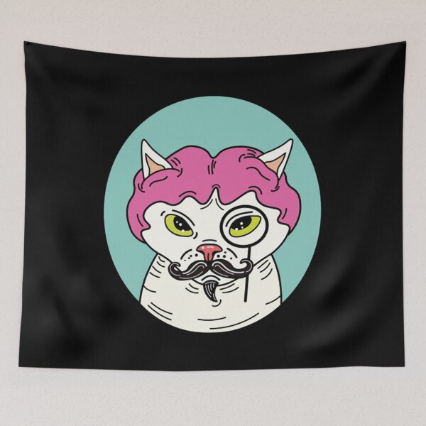 Item preview, Cat With A Mustache Funny designed and sold by BufFord71.