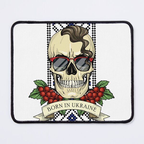 Item preview, skull with Ukrainian embroidery pattern designed and sold by netkoff.