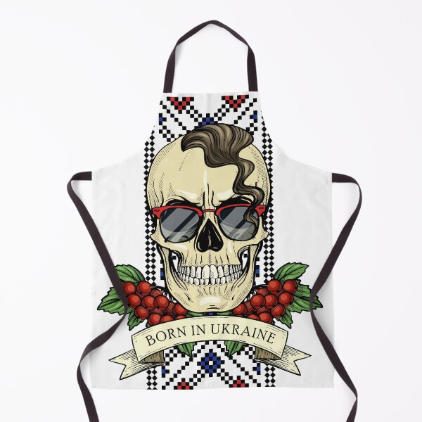 Item preview, skull with Ukrainian embroidery pattern designed and sold by netkoff.