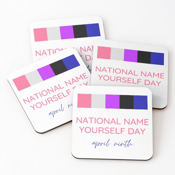Item preview, Genderfluid Pride National Name Yourself Day April Ninth designed and sold by CJ Vanderbeek.