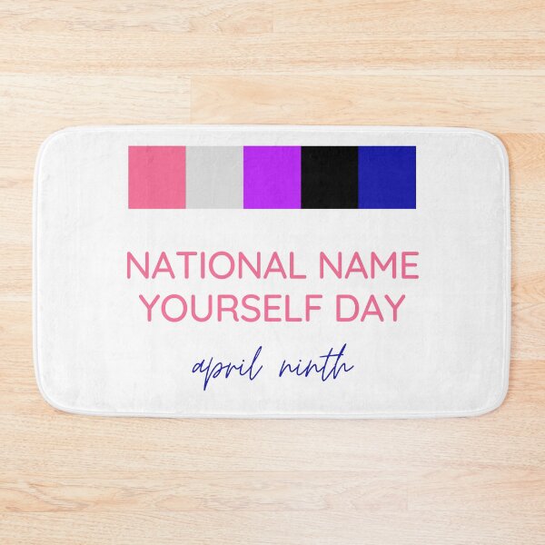 Item preview, Genderfluid Pride National Name Yourself Day April Ninth designed and sold by CJ Vanderbeek.