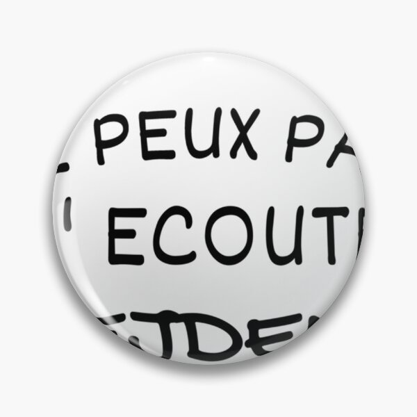 Item preview, Je peux pas j_écoute Wejdene  classique designed and sold by DarbyIlStudio.