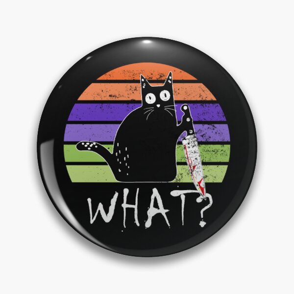 Item preview, Cat With Knife Retro designed and sold by BufFord71.