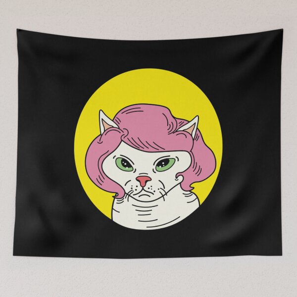 Item preview, Funny Cat With Wig designed and sold by BufFord71.