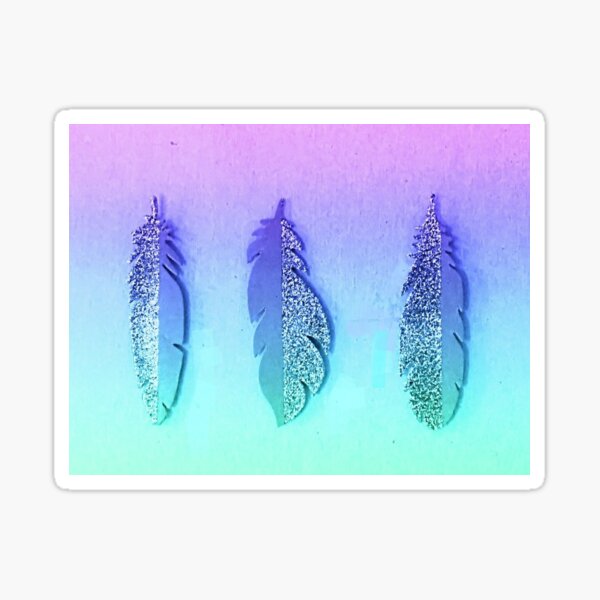 Item preview, Pastell feathers designed and sold by sumrdb.