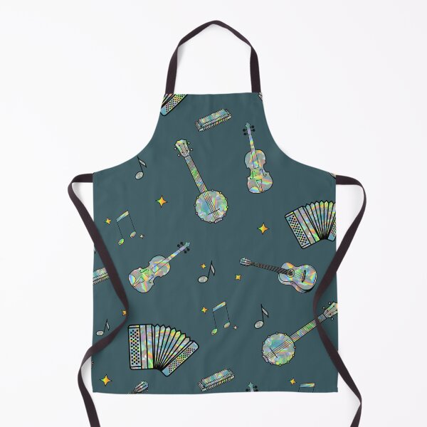 Item preview, Holographic Bluegrass Musical Instruments Sticker Pack/Seamless Pattern designed and sold by bloody-L.
