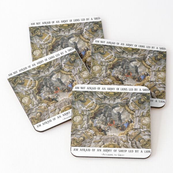 Item preview, Alexander the Great Quote: I am not afraid of an army of lions led by a sheep; I am afraid of an army of sheep led by a lion. designed and sold by amuseXpress.