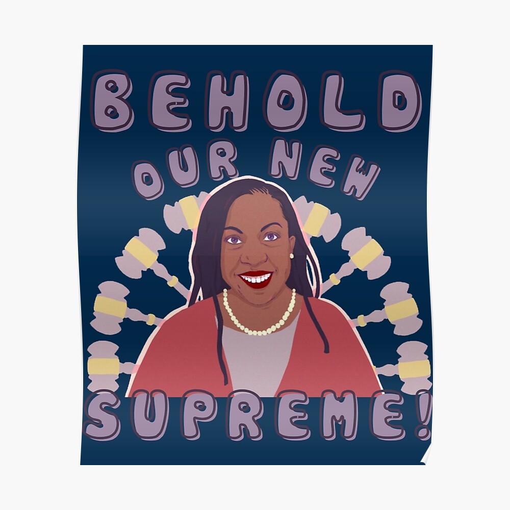 Behold Our New Supreme Ketanji Brown Jackson Die Cut Sticker